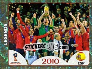 Figurina Spain - FIFA World Cup Russia 2018. 670 stickers version - Panini