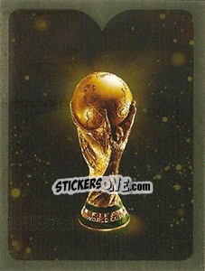 Sticker FIFA World Cup Trophy - FIFA World Cup Russia 2018. Gold edition - Panini