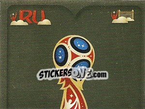 Sticker FIFA World Cup Logo (puzzle 1) - FIFA World Cup Russia 2018. Gold edition - Panini