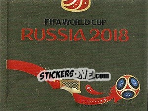 Figurina FIFA World Cup Logo (puzzle 2) - FIFA World Cup Russia 2018. Gold edition - Panini