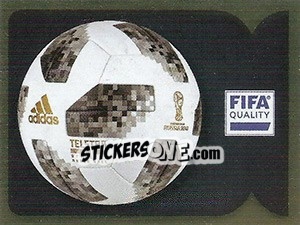 Sticker Official Ball - FIFA World Cup Russia 2018. Gold edition - Panini