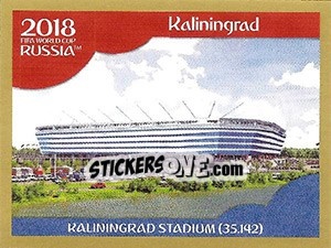 Figurina Kaliningrad Stadium - FIFA World Cup Russia 2018. Gold edition - Panini