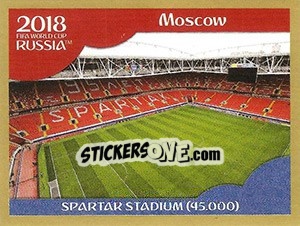Sticker Spartak Stadium - FIFA World Cup Russia 2018. Gold edition - Panini