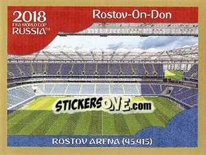 Sticker Rostov Arena - FIFA World Cup Russia 2018. Gold edition n. 14 - Panini