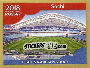Sticker Fisht Stadium - FIFA World Cup Russia 2018. Gold edition - Panini