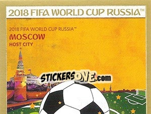 Cromo Moscow (puzzle 1) - FIFA World Cup Russia 2018. Gold edition - Panini