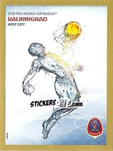 Sticker Kaliningrad - FIFA World Cup Russia 2018. Gold edition - Panini