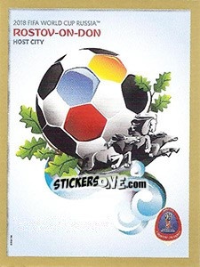 Sticker Rostov-On-Don - FIFA World Cup Russia 2018. Gold edition - Panini