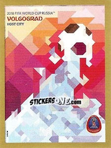 Cromo Volgogarad - FIFA World Cup Russia 2018. Gold edition - Panini