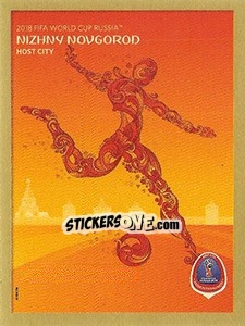 Cromo Nizhny Novgorod - FIFA World Cup Russia 2018. Gold edition - Panini