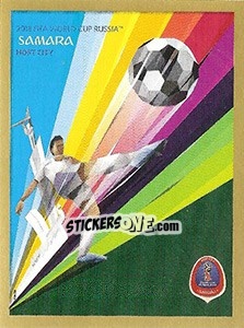 Sticker Samara - FIFA World Cup Russia 2018. Gold edition - Panini