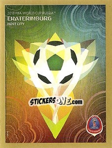 Figurina Ekaterinburg - FIFA World Cup Russia 2018. Gold edition - Panini