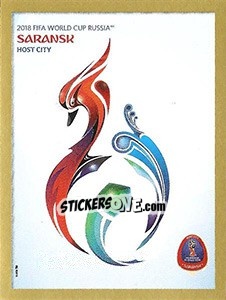 Sticker Saransk - FIFA World Cup Russia 2018. Gold edition - Panini