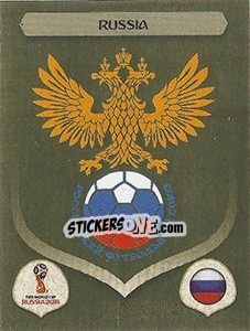 Cromo Emblem - FIFA World Cup Russia 2018. Gold edition - Panini