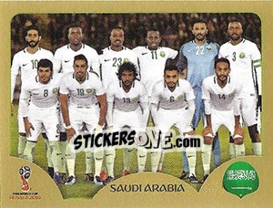 Sticker Team Photo - FIFA World Cup Russia 2018. Gold edition - Panini