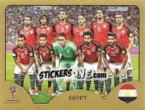 Sticker Team Photo - FIFA World Cup Russia 2018. Gold edition n. 73 - Panini