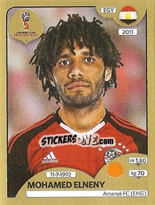 Sticker Mohamed Elneny - FIFA World Cup Russia 2018. Gold edition - Panini