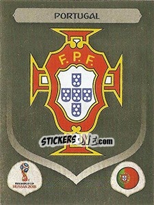 Sticker Emblem - FIFA World Cup Russia 2018. Gold edition n. 112 - Panini