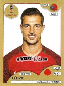 Sticker Cédric Soares - FIFA World Cup Russia 2018. Gold edition - Panini