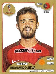 Cromo Bernardo Silva - FIFA World Cup Russia 2018. Gold edition - Panini