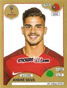 Figurina André Silva - FIFA World Cup Russia 2018. Gold edition - Panini