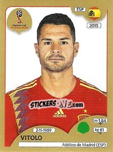 Figurina Vitolo - FIFA World Cup Russia 2018. Gold edition - Panini