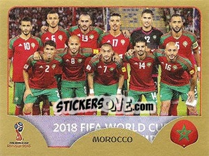 Sticker Team Photo - FIFA World Cup Russia 2018. Gold edition - Panini