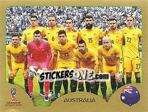 Sticker Team Photo - FIFA World Cup Russia 2018. Gold edition n. 213 - Panini