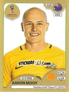 Figurina Aaron Mooy - FIFA World Cup Russia 2018. Gold edition - Panini