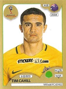 Sticker Tim Cahill - FIFA World Cup Russia 2018. Gold edition - Panini