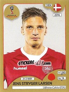 Cromo Jens Stryger Larsen - FIFA World Cup Russia 2018. Gold edition - Panini