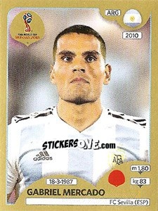 Sticker Gabriel Mercado