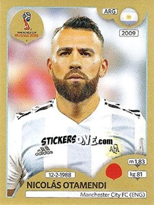 Cromo Nicolás Otamendi