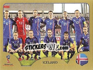 Sticker Team Photo - FIFA World Cup Russia 2018. Gold edition - Panini