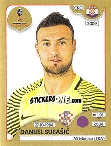 Sticker Danijel Subašic - FIFA World Cup Russia 2018. Gold edition - Panini