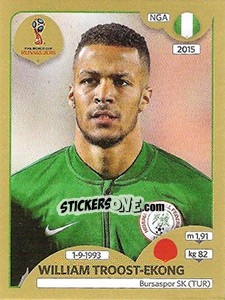 Sticker William Troost-Ekong