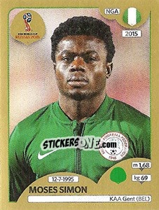 Cromo Moses Simon