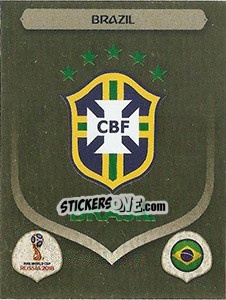 Cromo Emblem - FIFA World Cup Russia 2018. Gold edition - Panini