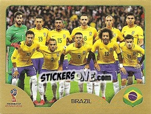 Sticker Team Photo - FIFA World Cup Russia 2018. Gold edition - Panini