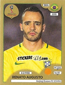 Figurina Renato Augusto - FIFA World Cup Russia 2018. Gold edition - Panini