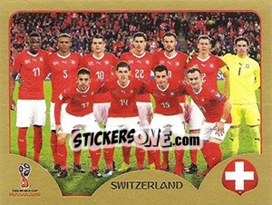 Sticker Team Photo - FIFA World Cup Russia 2018. Gold edition - Panini