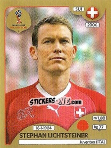 Sticker Stephan Lichtsteiner - FIFA World Cup Russia 2018. Gold edition - Panini