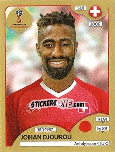 Cromo Johan Djourou - FIFA World Cup Russia 2018. Gold edition - Panini