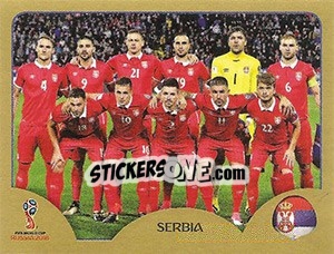 Sticker Team Photo - FIFA World Cup Russia 2018. Gold edition - Panini