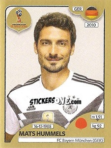 Cromo Mats Hummels