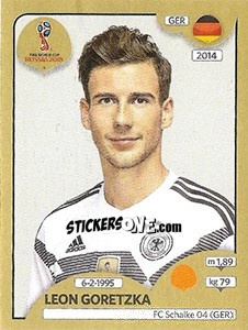 Sticker Leon Goretzka - FIFA World Cup Russia 2018. Gold edition - Panini