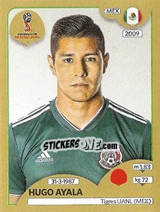 Sticker Hugo Ayala - FIFA World Cup Russia 2018. Gold edition - Panini