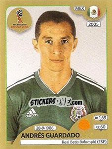 Cromo Andrés Guardado