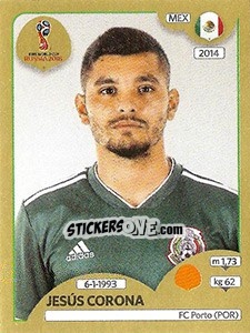 Sticker Jesús Corona - FIFA World Cup Russia 2018. Gold edition - Panini