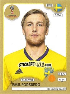 Sticker Emil Forsberg